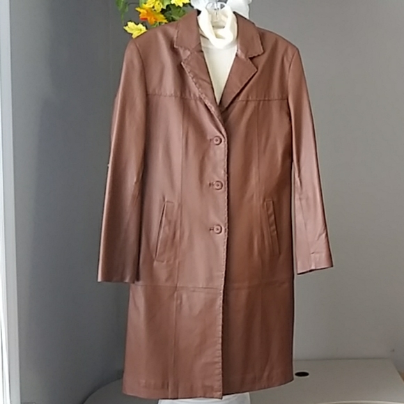 Long Leather coat - Picture 1 of 8